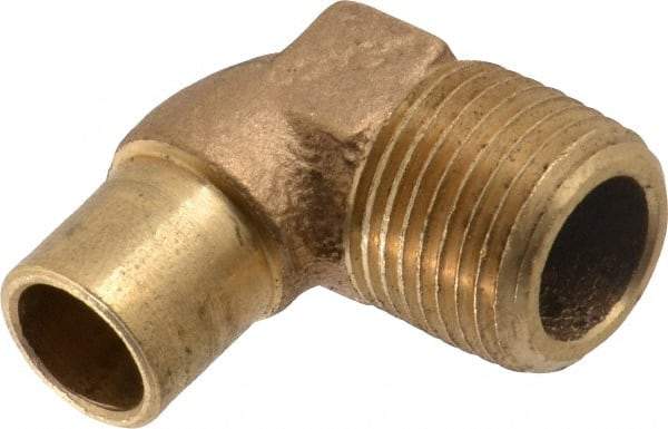 NIBCO - 1/2" Cast Copper Pipe 90° Elbow - FTG x M, Pressure Fitting - Eagle Tool & Supply