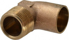 NIBCO - 1" Cast Copper Pipe 90° Elbow - C X M, Pressure Fitting - Eagle Tool & Supply