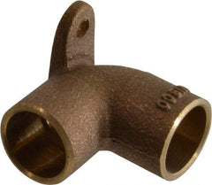 NIBCO - 1/2" Cast Copper Pipe 90° Drop Ear Elbow - C x C, Pressure Fitting - Eagle Tool & Supply