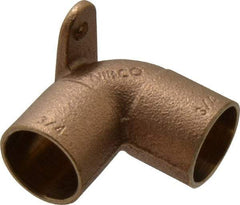 NIBCO - 3/4" Cast Copper Pipe 90° Drop Ear Elbow - C x C, Pressure Fitting - Eagle Tool & Supply