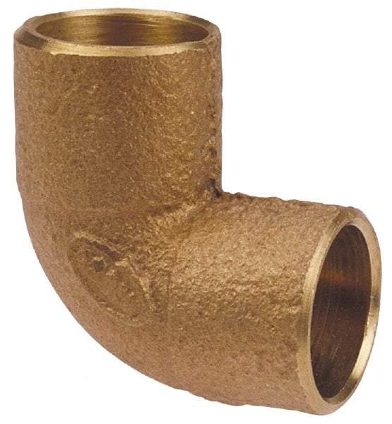 NIBCO - 1-1/2 x 1/2" Cast Copper Pipe 90° Close Rough Elbow - C x C, Pressure Fitting - Eagle Tool & Supply