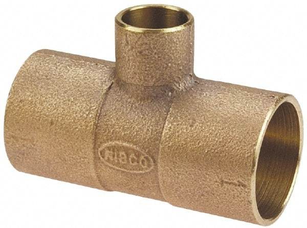 NIBCO - 3 x 2 x 1-1/2" Cast Copper Pipe Tee - C x C x C, Pressure Fitting - Eagle Tool & Supply