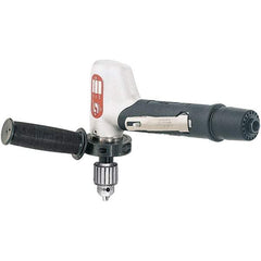 Dynabrade - 1/2" Keyed Chuck - Right Angle Handle, 4,500 RPM, 0.7 hp, 90 psi - Eagle Tool & Supply