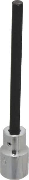 Proto - 1/2" Drive, 5/16" Hex Bit Socket - 5-5/8" OAL, 4-1/8" Bit Length, Long Hex Bit Socket - Eagle Tool & Supply