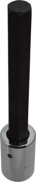 Proto - 1/2" Drive, 17mm Hex Bit Socket - 7-1/4" OAL, 5-1/8" Bit Length, Long Hex Bit Socket - Eagle Tool & Supply