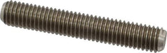 Dan-Loc Bolt & Gasket - 1/2-13 3-1/2" OAL Fully Threaded Stud - Stainless Steel, Plain Finish - Eagle Tool & Supply