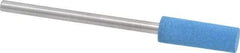 Value Collection - 5mm Max Diam x 15mm Long, Cylinder, Rubberized Point - Medium Grade, Ceramic, Mounted - Eagle Tool & Supply