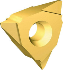 Vargus - 5VER27 TR Grade VKX External On Edge Threading Insert - TiN Finish, 5/8" Inscribed Circle, Right Hand Cut - Eagle Tool & Supply