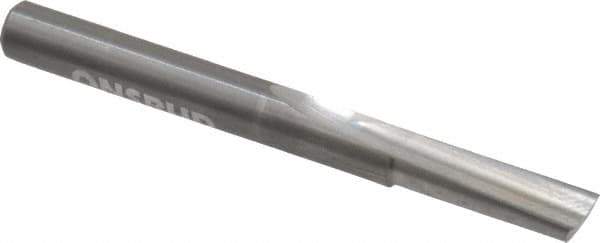 Onsrud - 1/4" Diam, 1/4" Shank Diam, 3/4" Length of Cut, 1 Flute Single Edge Straight Router Bit - 2-1/2" Overall Length, Right Hand Cut, Solid Carbide - Eagle Tool & Supply