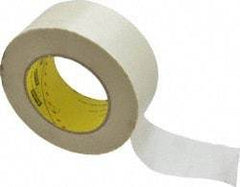 3M - 60 Yd Long x 2" Wide, Series 361, White Silicone Glass Cloth Tape - 7.5 mil Thick, 182 Lb/In Tensile Strength - Eagle Tool & Supply