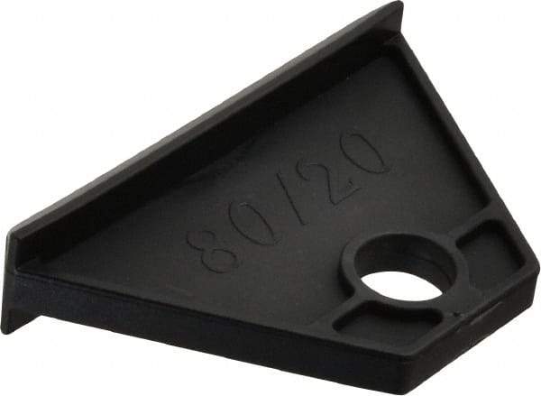80/20 Inc. - 3" Wide, 1.6" High, Open Shelving Polymer Shelf - Nylon, 1.05" Deep, Use with Series 15 - Eagle Tool & Supply