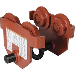 Vestil - 2 Ton Capacity Low Profile Manual Trolley - 2" to 8-5/8" Flange Width - Eagle Tool & Supply