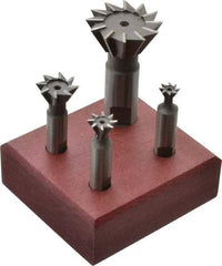 Value Collection - Dovetail Cutter Sets Included Angle: 60 Minimum Cutting Diameter (Inch): 3/8 - Eagle Tool & Supply