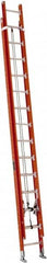 Louisville - 28' High, Type IA Rating, Fiberglass Industrial Extension Ladder - Eagle Tool & Supply