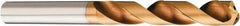 Sandvik Coromant - 4.6mm 140° Solid Carbide Jobber Drill - Multilayer TiAlN Finish, Right Hand Cut, Spiral Flute, Straight Shank, 2.5984" OAL, Split Point - Eagle Tool & Supply
