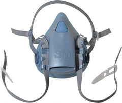 3M - Series 7500, Size M Half Mask Respirator - 4-Point Suspension, Bayonet Connection - Eagle Tool & Supply