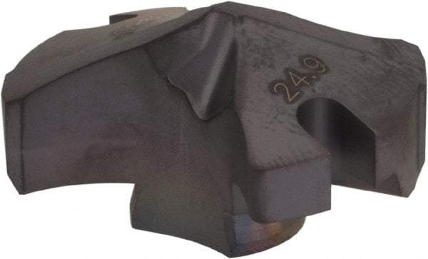 Iscar - Series IDI-SG, 0.98" Diam Grade IC908 140° Replaceable Drill Tip - Carbide, TiAlN Finish, 24 Seat Size, Through Coolant - Eagle Tool & Supply