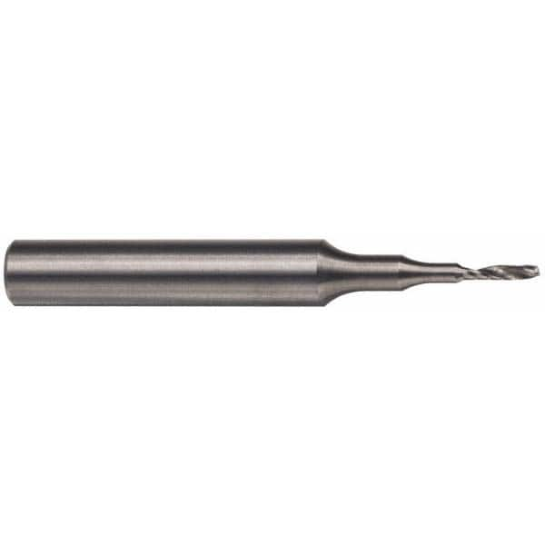 Spiral Router Bit: 0.375″ Dia, 1.625″ LOC, 3/8″ Shank Dia, Upcut 3-1/2″ OAL, Uncoated