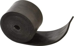 Made in USA - 1/8" Thick x 2" Wide x 60" Long, Neoprene Rubber Strip - Stock Length, 70 Shore A Durometer, 1,000 to 1,200 psi Tensile Strength, -40 to 212°F, Black - Eagle Tool & Supply