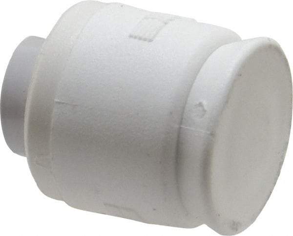 Parker - 1/4" Outside Diam, Polypropylene Push-to-Connect Tube Cap - 150 Max psi, Tan - Eagle Tool & Supply