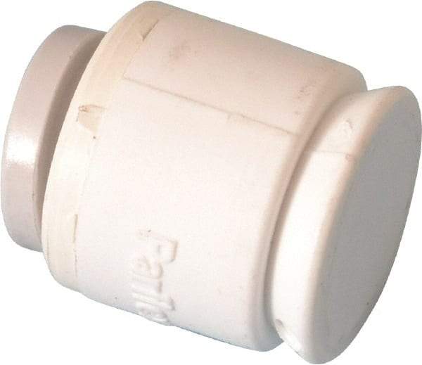 Parker - 3/8" Outside Diam, Polypropylene Push-to-Connect Tube Cap - 150 Max psi, Tan - Eagle Tool & Supply