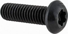 Camcar - 3/8-16 UNC Torx Plus Drive, Button Screw - Alloy Steel, Black Oxide Finish, Fully Threaded, 1-1/4" Length Under Head - Eagle Tool & Supply