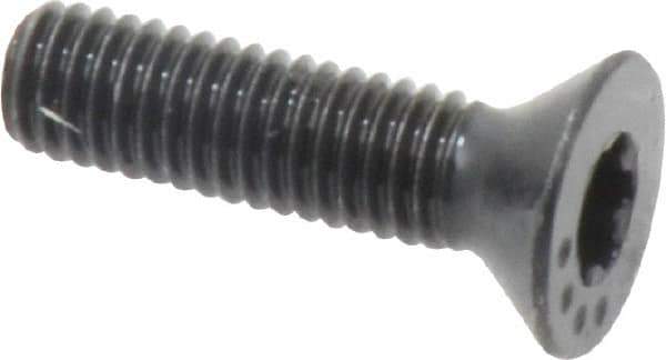 Camcar - #10-32 UNF Torx Plus Drive, 82° Flat Screw - Alloy Steel, Black Oxide Finish, Fully Threaded, 3/4" OAL - Eagle Tool & Supply