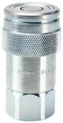 Parker - 3/4-16 SAE Steel Hydraulic Hose Female Straight Thread Nipple - 3,625 psi - Eagle Tool & Supply
