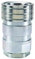 Parker - 1-1/4 NPTF Steel Hydraulic Hose Female Pipe Thread Coupler - 1,000 psi - Eagle Tool & Supply