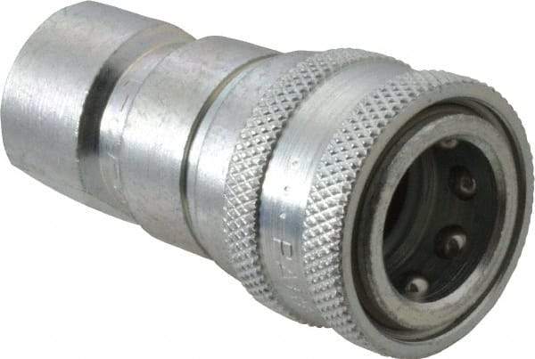Parker - 3/4-16 SAE ORB Steel Hydraulic Hose Female Straight Thread Coupler - 4,000 psi - Eagle Tool & Supply