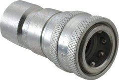 Parker - 3/4-16 SAE ORB Steel Hydraulic Hose Female Straight Thread Coupler - 4,000 psi - Eagle Tool & Supply
