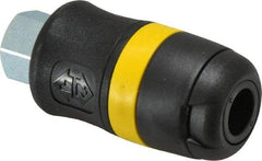 Parker - 1/4 Female NPTF Industrial Pneumatic Hose Coupler - Polyamide, 1/4" Body Diam - Eagle Tool & Supply