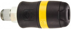 Parker - 1/2 Male NPTF Industrial Pneumatic Hose Coupler - Polyamide, 1/2" Body Diam - Eagle Tool & Supply