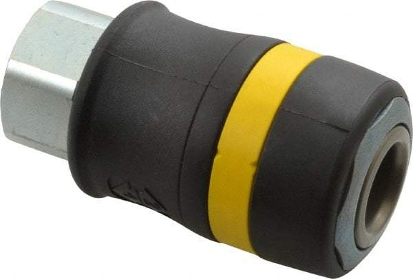 Parker - 1/2 Female NPTF Industrial Pneumatic Hose Coupler - Polyamide, 1/2" Body Diam - Eagle Tool & Supply