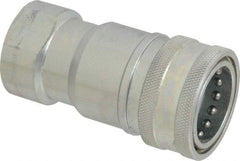 Parker - 1 NPTF Steel Hydraulic Hose Female Pipe Thread Coupler - 4,000 psi - Eagle Tool & Supply