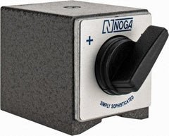 Noga - 60mm Long x 50mm Wide x 55mm High Magnetic Indicator Base with On/Off Switch - 176 Lb Magnetic Pull - Eagle Tool & Supply
