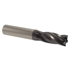 M.A. Ford - 20mm, 4 Flute, Single End, Solid Carbide, 1.5mm Corner Radius End Mill - 104mm OAL, Right Hand Flute, 38mm LOC, Right Hand Cut - Eagle Tool & Supply