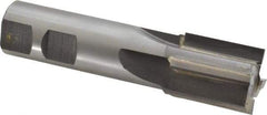 Made in USA - 1", 1-1/4" LOC, 7/8" Shank Diam, 4" OAL, 4 Flute, Carbide-Tipped Square End Mill - Single End, Uncoated, Straight Flute, Right Hand Cut - Eagle Tool & Supply