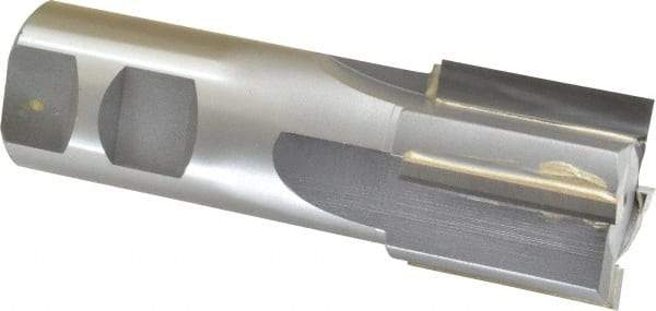 Made in USA - 1-1/2", 1-1/2" LOC, 1-1/4" Shank Diam, 4-1/2" OAL, 4 Flute, Carbide-Tipped Square End Mill - Single End, Uncoated, Straight Flute, Right Hand Cut - Eagle Tool & Supply