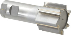 Made in USA - 2", 1-1/2" LOC, 1-1/4" Shank Diam, 4-1/2" OAL, 6 Flute, Carbide-Tipped Square End Mill - Eagle Tool & Supply
