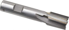Made in USA - 3/4", 1" LOC, 5/8" Shank Diam, 3-5/8" OAL, 4 Flute, Carbide-Tipped Square End Mill - Single End, Uncoated, Spiral Flute, 6° Helix, Right Hand Cut, Right Hand Flute - Eagle Tool & Supply