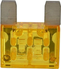 Cooper Bussmann - 20 Amp, 32 VDC, Bussmann MAX-20, Fast Acting Automotive Fuse - 1.35" Long, Yellow, Littlefuse MAX20, Ferraz Shawmut AF3-20 - Eagle Tool & Supply