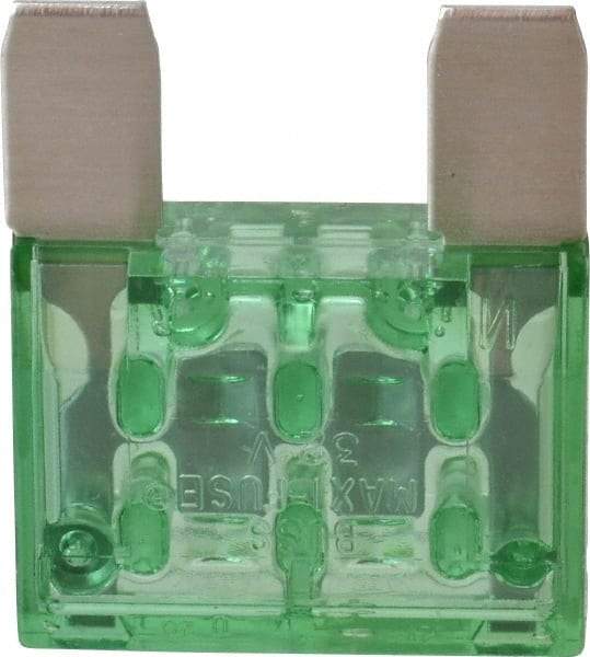 Cooper Bussmann - 30 Amp, 32 VDC, Bussmann MAX-30, Fast Acting Automotive Fuse - 1.35" Long, Green, Littlefuse MAX30, Ferraz Shawmut AF3-30 - Eagle Tool & Supply