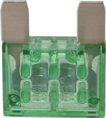 Cooper Bussmann - 30 Amp, 32 VDC, Bussmann MAX-30, Fast Acting Automotive Fuse - 1.35" Long, Green, Littlefuse MAX30, Ferraz Shawmut AF3-30 - Eagle Tool & Supply