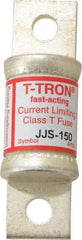 Cooper Bussmann - 600 VAC, 150 Amp, Fast-Acting General Purpose Fuse - Bolt-on Mount, 3-1/4" OAL, 200 at AC (RMS) kA Rating, 7/8" Diam - Eagle Tool & Supply