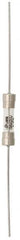 Cooper Bussmann - 250 VAC, 32 VDC, 0.5 Amp, Time Delay Miniature Glass Fuse - 20mm OAL, 10 at 125 V kA Rating, 5mm Diam - Eagle Tool & Supply