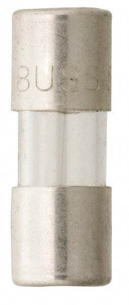 Cooper Bussmann - 250 VAC, 32 VDC, 5 Amp, Fast-Acting Miniature Glass Fuse - 15mm OAL, 10 at 125 V kA Rating, 5mm Diam - Eagle Tool & Supply