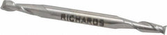 Made in USA - 5/32", 7/16" LOC, 3/16" Shank Diam, 2-1/4" OAL, 2 Flute, Cobalt Square End Mill - Double End, Uncoated, Spiral Flute, 30° Helix, Centercutting - Eagle Tool & Supply
