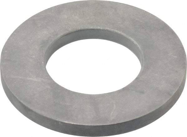 Gibraltar - 1" Screw, Grade 18-8 Stainless Steel Standard Flat Washer - 1-1/32" ID x 2" OD, 3/16" Thick, Plain Finish - Eagle Tool & Supply