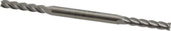 Made in USA - 5/32", 7/8" LOC, 3/16" Shank Diam, 3-1/4" OAL, 4 Flute, High Speed Steel Square End Mill - Double End, Uncoated - Eagle Tool & Supply